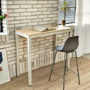 폭좁은 싱크대 보조 원목테이블_800X350 바테이블 조리대 아일랜드 다이닝룸 업테이블