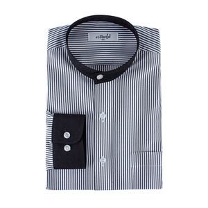 국산 남자 차이나 카라 셔츠 스트라이프 긴팔 남성 캐주얼 남방 D차이나-340-28