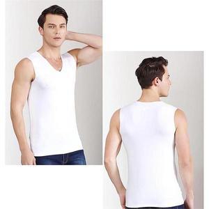 [셀러허브]남자 쿨링 SS V넥 슬리브리스 실내복 티셔츠 (S10087599)