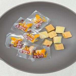 건어물캠프 한입 치즈 오징어 20개입 고소한 치즈 쫀득한 오징어 개별포장품