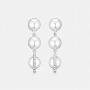 갤러리아 [메트로시티 주얼리] 1992 PERLA 스털링 실버 화이트 이어링 A251SE0751W