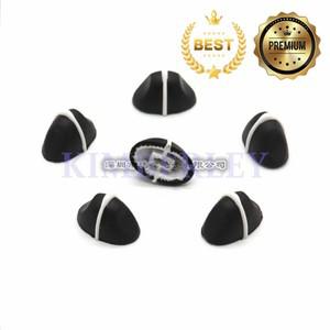 10PCS 15x10x10mm 믹서 페이더 캡 스트레이트 슬라이드 전위차계 고무 푸시 키 볼륨 조절 스위치 손잡이 조