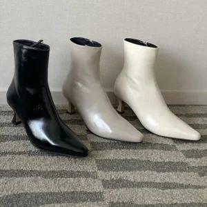 힐 부티 미들힐 여자롱부츠 가을 가을신상 로우힐