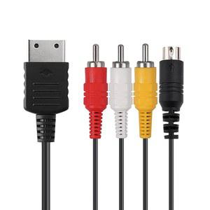 드림캐스트용 S 비디오 RCA AV 케이블, 세가 드림캐스트 DC와 호환되는 오디오 180만/6FT
