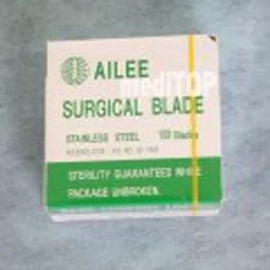 (2) 아이리 메스날 멸균 AILEE SURGICAL BLADE STAINLESS STEEL 100개/팩 *규격선택*