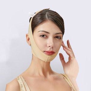 페이스 토닝 벨트 V라인 슬리밍 스트랩 재사용 가능한 팅 마스크와 턱 보호용 보호대(대형)