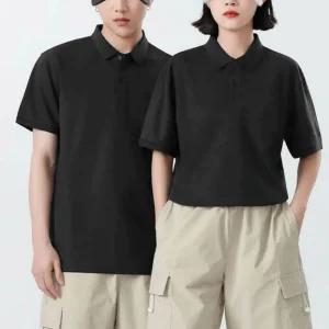 심플 베이직 남여공용 루즈핏 무지 반팔 카라티 남자 남성 어른 티셔츠 여름 중년