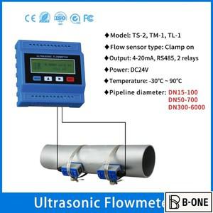 TUF-2000M 유량계 TL-1-HT 고온 초음파 모듈형 센서 TS-2 TM-1 DN15-700mm RS485 디지털 레벨