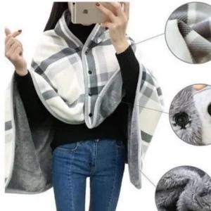 똑딱이담요 어깨 캠핑 망토 극세사 밍크 학생 학원 무릎 담요