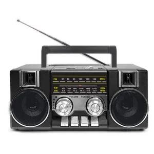 코비55B 블랙 블루투스 MP3 휴대용 라디오 스피커 레트로타입 빈티지 클래식