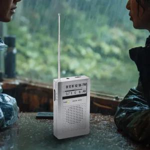 코비PR30 미니 휴대용 AM FM라디오 야구장 축구장 재난대비 건전지사용