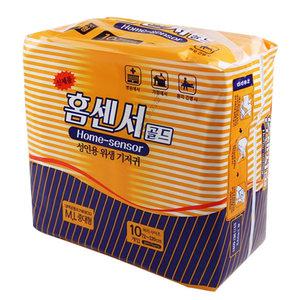 홈센서골드 팬티형 성인기저귀 중대형 10매입 10팩 1박스 남여공용