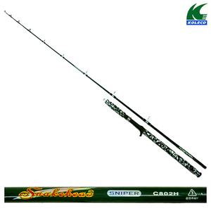 [KOLECO]스네이크헤드 스나이퍼C802H/C902H.투척력,제압력에서 월등한 베이트케스팅/장구통릴 가물치용대
