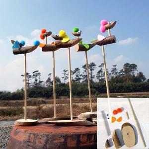 솟대만들기재료(솟대친구들)/전통체험학습/나무공작/설날만들기