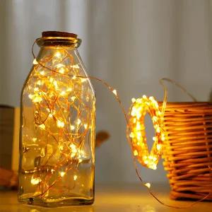 와이어 트리전구 LED응원피켓 선물포장 건전지 기념일