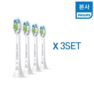 소닉케어 옵티멀 화이트 칫솔모 HX6064/67*3SET