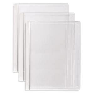 A4 반투명 백색 삼각쫄대화일 10개입 레일클리어홀더