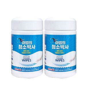 마법의 청소박사 1714 150매 2통 청소용 티슈 크리너