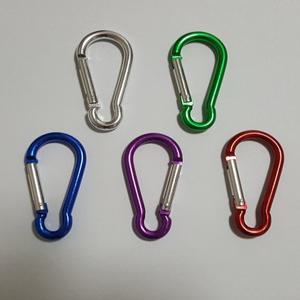 칼라비나 등산고리 카라비나 6미니 70미리 물컵 수건걸이 두께6 길이70