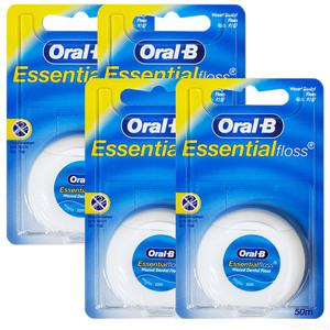 오랄비 치실 왁스 50m 4개