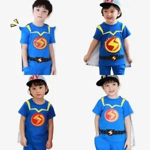 EBS 정품 신상 번개맨옷 상하복 번개걸옷