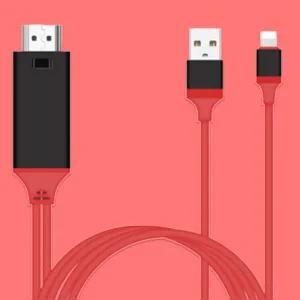 아이폰 아이패드 8핀 MHL HDIM 미러링 핸드폰 스마트폰 모니터 티비 tv 연결 유선 케이블