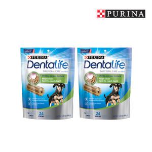 퓨리나 덴탈라이프 미니 독 트릿 193G 2팩/개껌/치석제거