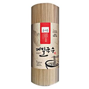 봉평촌 메밀국수 1kg x 12개(황사마스크 KF80 2매포함)봉평 메밀 국수냉모밀 냉면 건면 소면 소바 쫄면