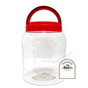 원형 3리터 대광구 페트 투명용기 고추장통 젓갈통