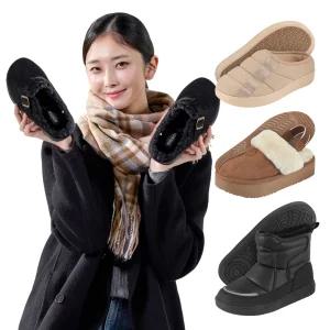 (30%추가) 25FW 겨울입고 실내 실외 방한 털슬리퍼 방한화 패딩슬리퍼 키높이 사무실 겨울