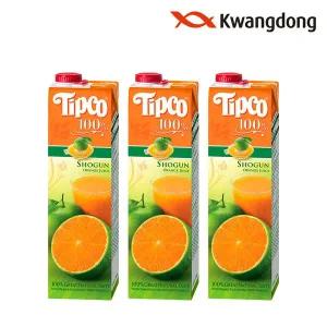 [광동제약][무료배송] 광동 팁코 쇼군오렌지 1L x 3팩