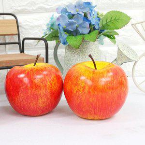 [파티공구]모형과일(사과)1개 모형 과일 사과 모조 음식 인테리어 소품 데코 야채
