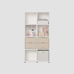 한샘 샘 책장 4단 80cm 서랍형 시공 (컬러 택1)