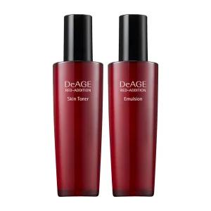 참존 디에이지 레드 에디션 2종 기초세트 스킨 120ml + 에멀전 120ml 단품