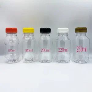[보틀스] 150 180 200 220 250 300ml 페트병 우유 식혜 콩물 주스 더치 커피 그릭 요거트 PET병 플라스틱병 공병