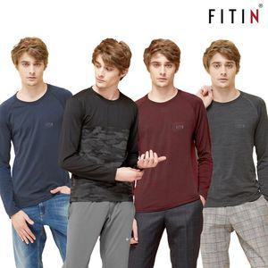 [방송히트]피트인008 빅사이즈 남성 심리스 티셔츠4종 (95~110)