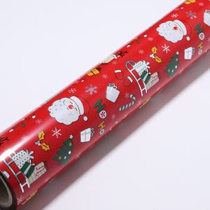 크리스마스 비닐롤 포장지 호호산타 대형