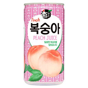 참맑은 복숭아 175ml x 90캔 음료수 캔음료
