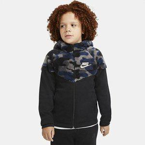[나이키] 아동복 키즈 카모 셰르파 플리스 풀집 후디 DM2383-010 P2202