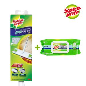 3M 올터치 막대걸레+물걸레청소포20매 (대형)