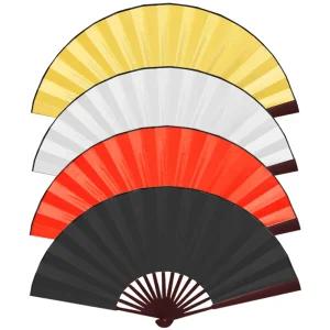 접이식 (실크 대나무부채 D타입 대형-색상선택) 전통 풍경 부채