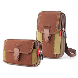 캔버스허리가방 벨트형 케이스 벨트 파우치 등산 힙색