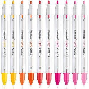 모나미 라이브칼라 낱개 39가지 색상 트윈 칼라펜 수성 마킹펜