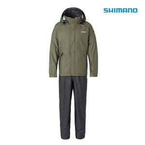 [시마노]윤성정품 시마노 DS 베이직 레인 슈트 RA-027Q 카키 낚시복 우비 비옷