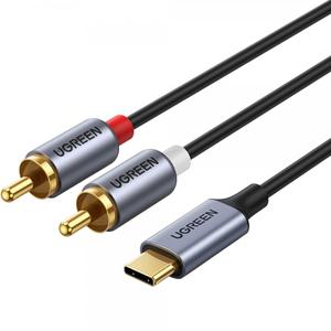 USB-C C타입 to 2RCA Audio(HiFi DAC) 컨버터 무전원 유그린U-20193
