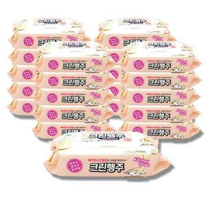 위생대장 크린행주 캡형 80매 X 20팩 베이킹소다함유 대용량위생행주