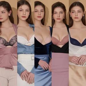 TV홈쇼핑 방송히트 라벨레아 보정 브라팬티 패키지 15종