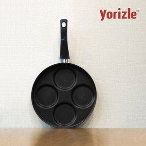 [요리즐] 4구 에그팬 팬케이크 계란 후라이팬 28cm