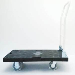 [검정판]사각대차 접이식 핸드카 데크트럭 택배 이사 수레 구루마 밀차 끌차 L카 사각대차(블랙)