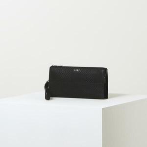 [닥스핸드백] [GREAT HOUSE CHECK] 블랙 체크배색 소가죽 클러치백DBBA2E305BK